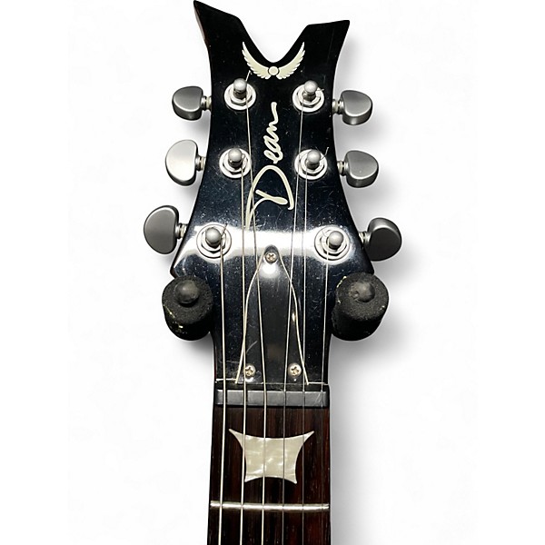 Used Dean Icon Faded Blue Jean Solid Body Electric Guitar
