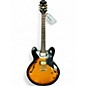 Used Epiphone Dot Deluxe Flametop Sunburst Hollow Body Electric Guitar thumbnail