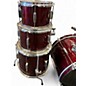 Used Rogue 5 Piece BEGINNER 5 PIECE DRUM KIT Wine Red Drum Kit