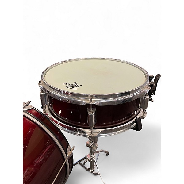 Used Rogue 5 Piece BEGINNER 5 PIECE DRUM KIT Wine Red Drum Kit