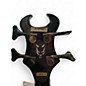 Used Schecter Guitar Research Devil Tribal Bass Black Electric Bass Guitar