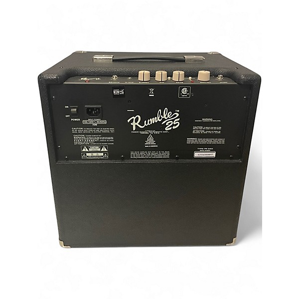 Used Fender Rumble 25 25W 1x8 Bass Combo Amp