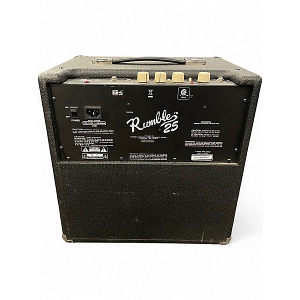 Used Fender Rumble V3 25w 1x8 Bass Combo Amp