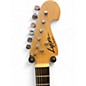 Used Lyon By Washburn Stratocaster Black Solid Body Electric Guitar