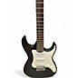 Used Lyon By Washburn Stratocaster Black Solid Body Electric Guitar