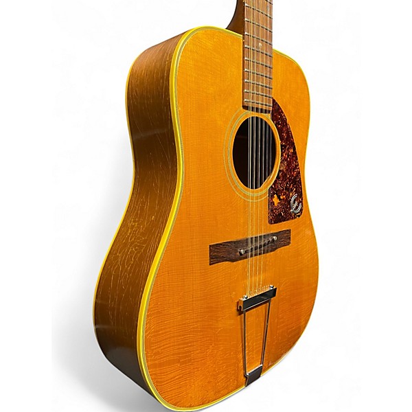 Vintage 1960s Epiphone Bard FT112 Vintage Natural 12 String Acoustic Guitar