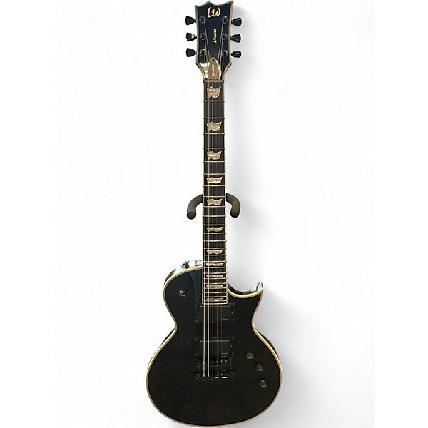 Used ESP LTD EC1000 Deluxe Black Solid Body Electric Guitar