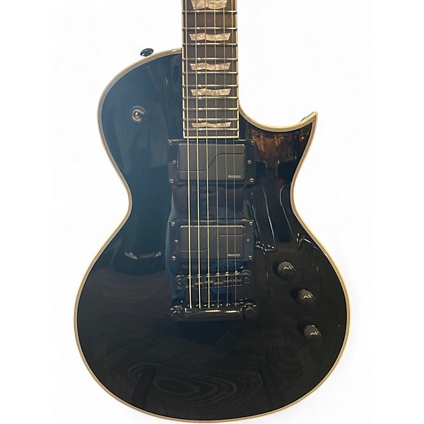 Used ESP LTD EC1000 Deluxe Black Solid Body Electric Guitar