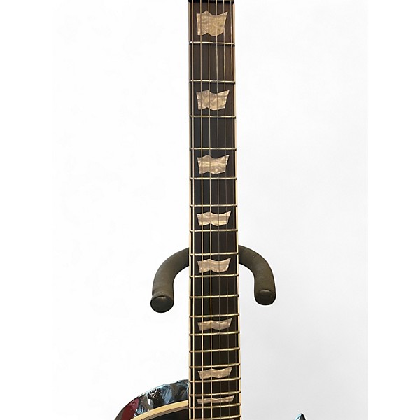 Used ESP LTD EC1000 Deluxe Black Solid Body Electric Guitar