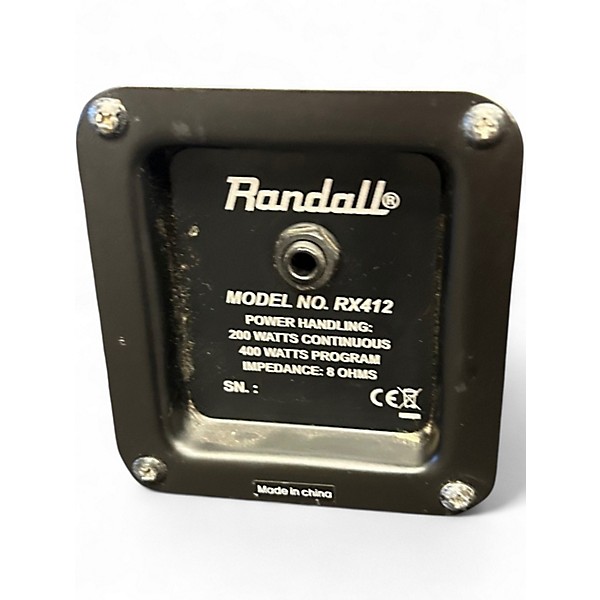 Used Randall RX412 Guitar Cabinet