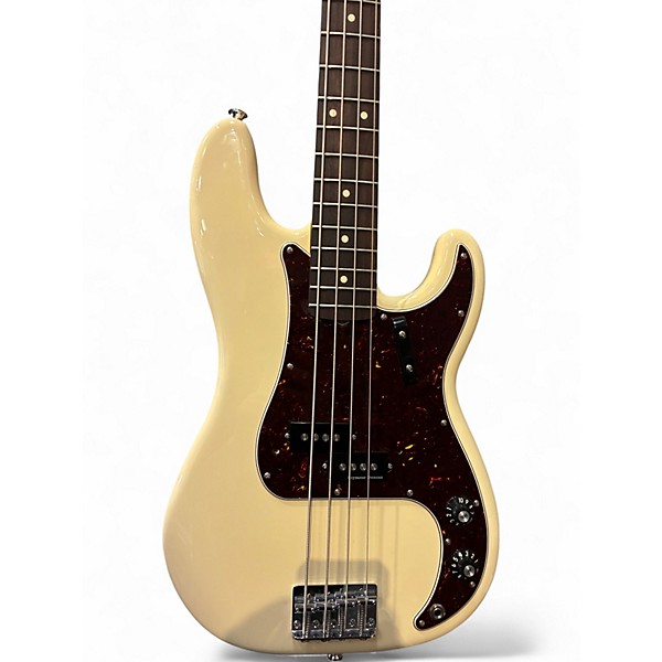 Used Fender Player II Precision Vintage White Electric Bass Guitar