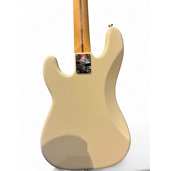 Used Fender Player II Precision Vintage White Electric Bass Guitar