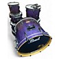 Used Pearl 7 Piece Export Blue Burst Drum Kit thumbnail