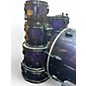 Used Pearl 7 Piece Export Blue Burst Drum Kit