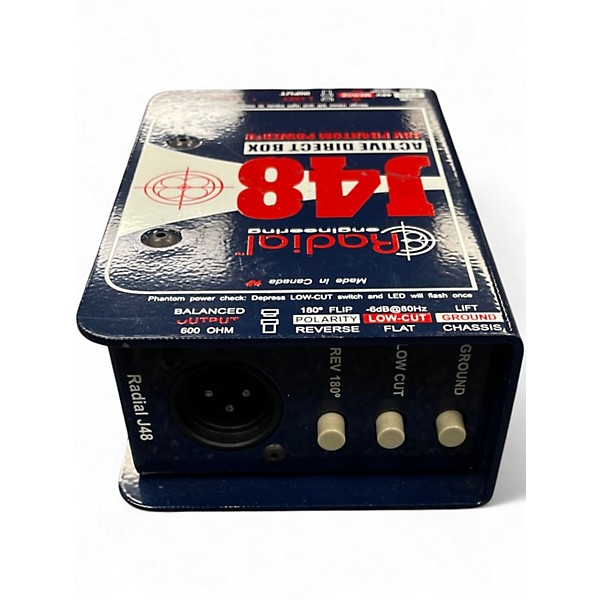 Used Radial Engineering J48 Active Direct Box Direct Box