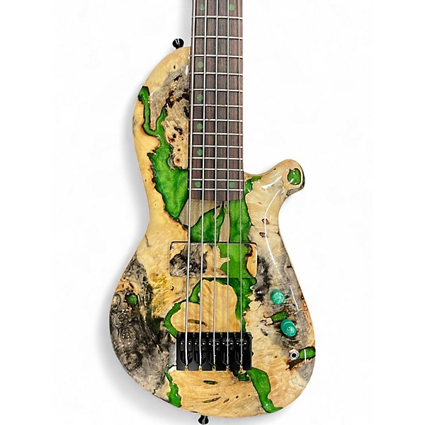 Used Tony Martinson Single Cutaway Natural Electric Bass Guitar
