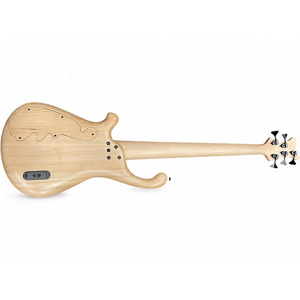 Used Tony Martinson Double Cutaway Fretless Natural Electric Bass Guitar