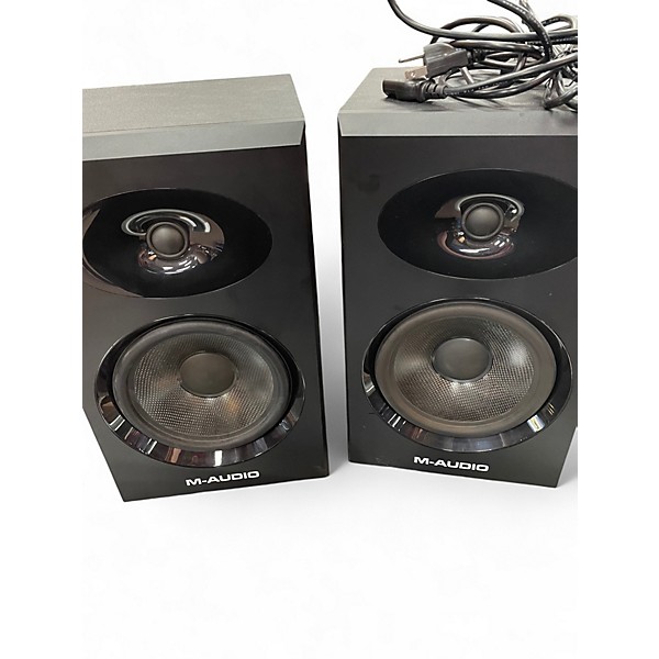 Used M-Audio BX8 D2 graphite Pair Powered Monitor