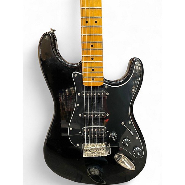 Used Squier CLASSIC VIBE 1970S STRATOCASTER Black Solid Body Electric Guitar