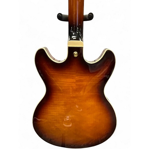 Used Ibanez AS93FML LEFT HANDED Sunburst Hollow Body Electric Guitar