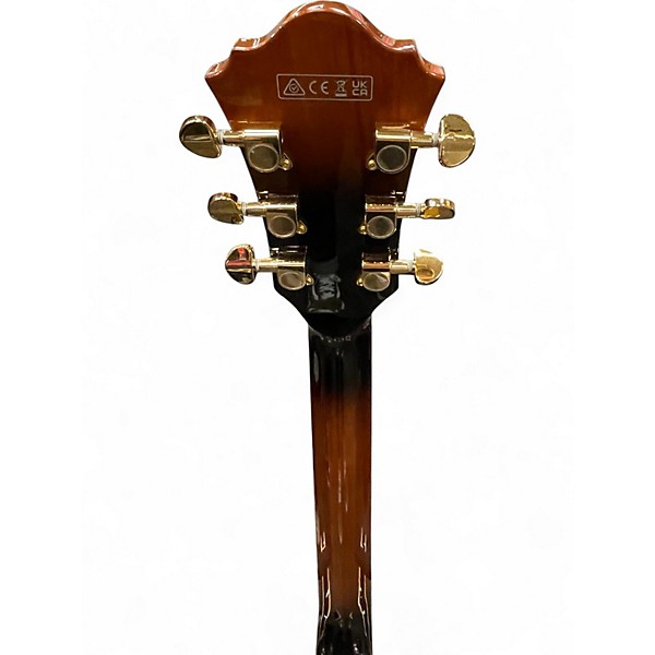 Used Ibanez AS93FML LEFT HANDED Sunburst Hollow Body Electric Guitar