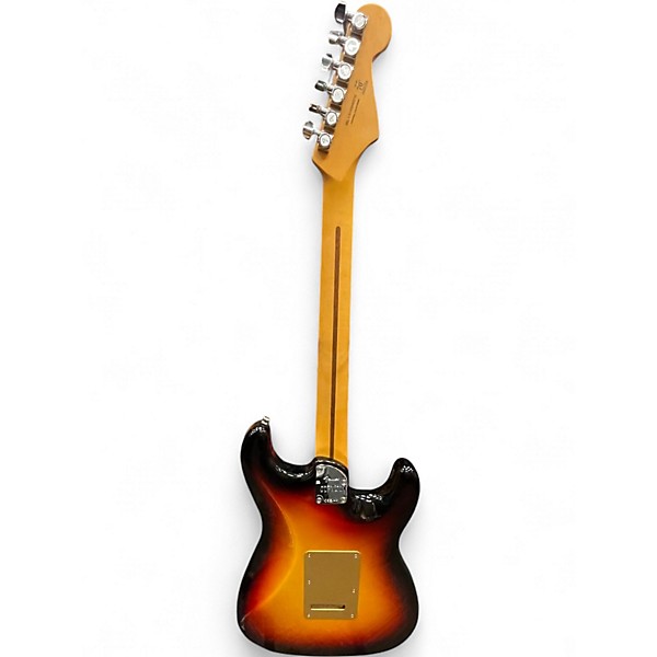 Used Fender American Ultra Stratocaster Left Handed Sunburst Solid Body Electric Guitar
