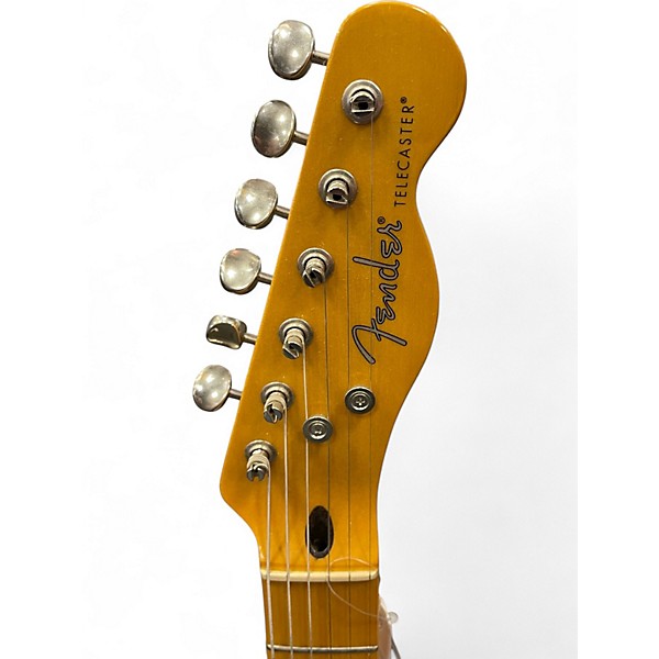 Used Fender Modern Player Telecaster Plus 2 Tone Sunburst Solid Body Electric Guitar