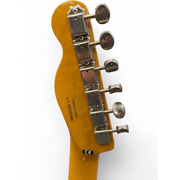 Used Fender Modern Player Telecaster Plus 2 Tone Sunburst Solid Body Electric Guitar