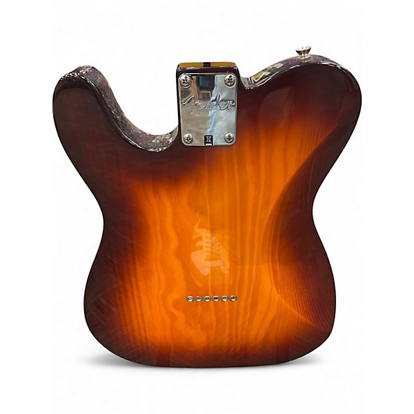 Used Fender Modern Player Telecaster Plus 2 Tone Sunburst Solid Body Electric Guitar