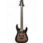 Used Jackson JS22-7 DKA QM Trans Black Solid Body Electric Guitar thumbnail