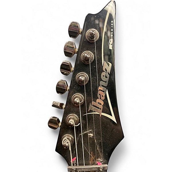Used Ibanez RG350EX RG Series Black Solid Body Electric Guitar