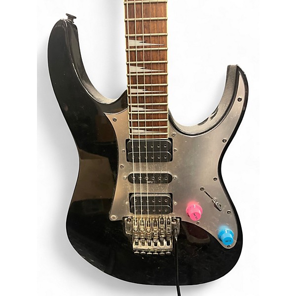 Used Ibanez RG350EX RG Series Black Solid Body Electric Guitar