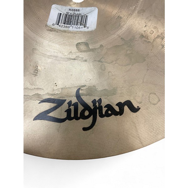 Used Zildjian 10in Z Custom Splash Brilliant Cymbal