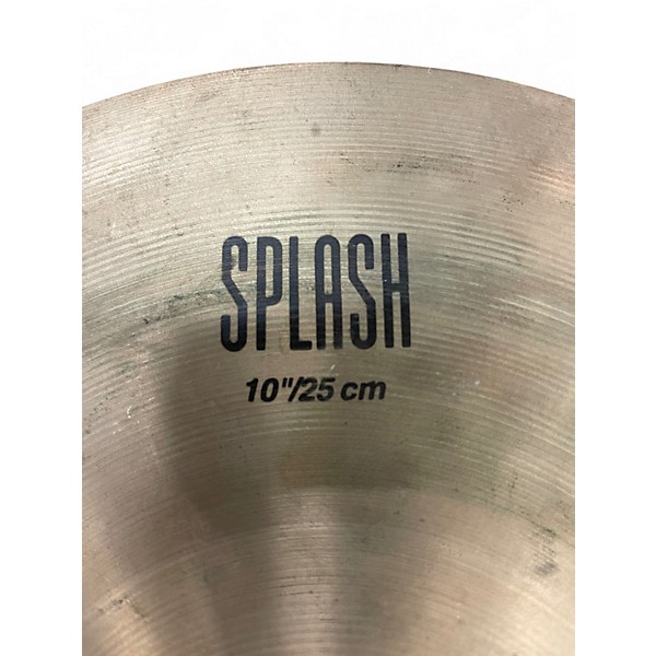 Used Zildjian 10in Z Custom Splash Brilliant Cymbal
