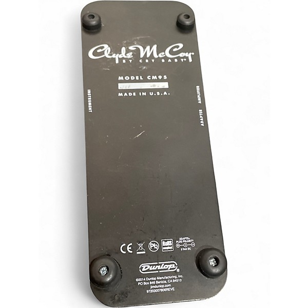 Used 2020s Dunlop CM95 Clyde McCoy Cry Baby Wah Effect Pedal