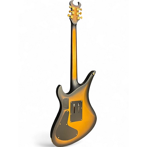 Used 2024 Schecter Guitar Research Synyster Gates Custom C Gold Solid Body Electric Guitar