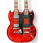 Used Gibson EDS1275 SG Double Neck Cherry Solid Body Electric Guitar