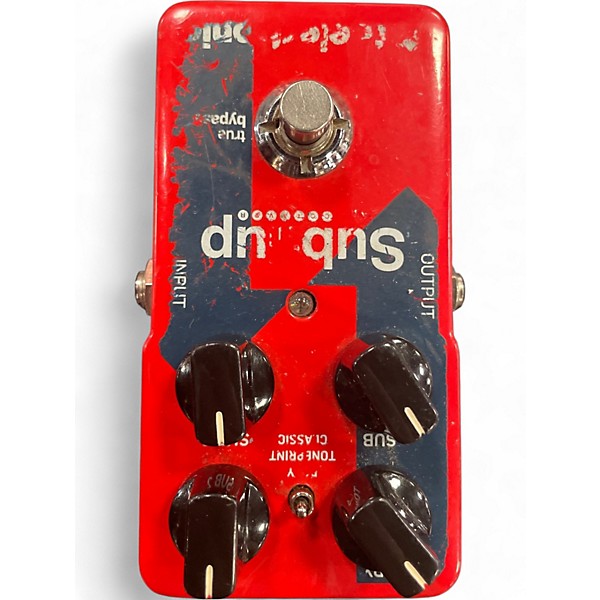 Used TC Electronic Sub N Up Octaver Effect Pedal