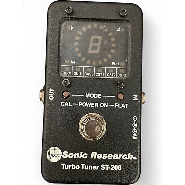 Used Sonic Research Turbo Tuner ST-200 Tuner Pedal
