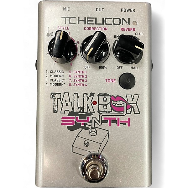 Used TC Helicon TALK BOX SYNTH Pedal