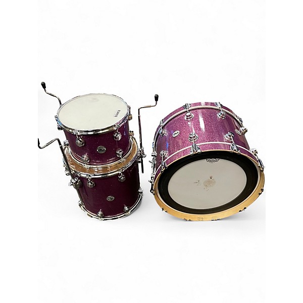 Used DW 3 Piece COLLECTORS SSC Trans Purple Drum Kit