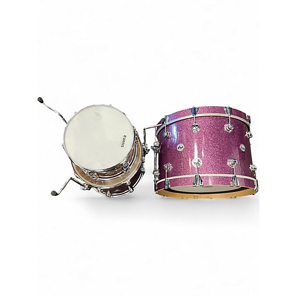 Used DW 3 Piece COLLECTORS SSC Trans Purple Drum Kit