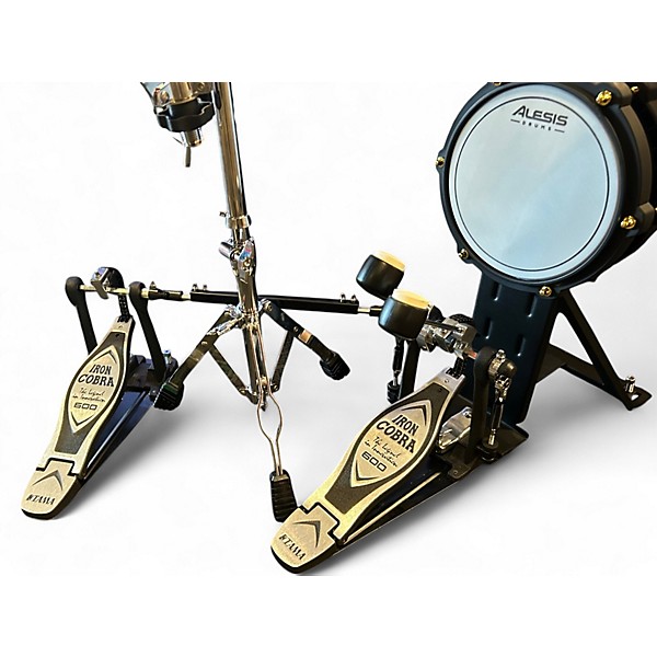 Used Alesis STRATA CORE W TAMA DOUBLE KICK DW THRONE AND SPL HIHAT STAND Electric Drum Set