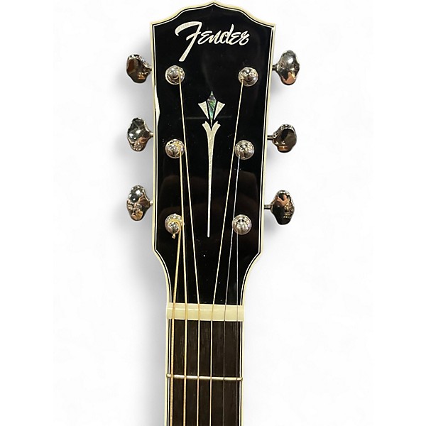 Used Fender PD220E 2 Tone Sunburst Acoustic Electric Guitar