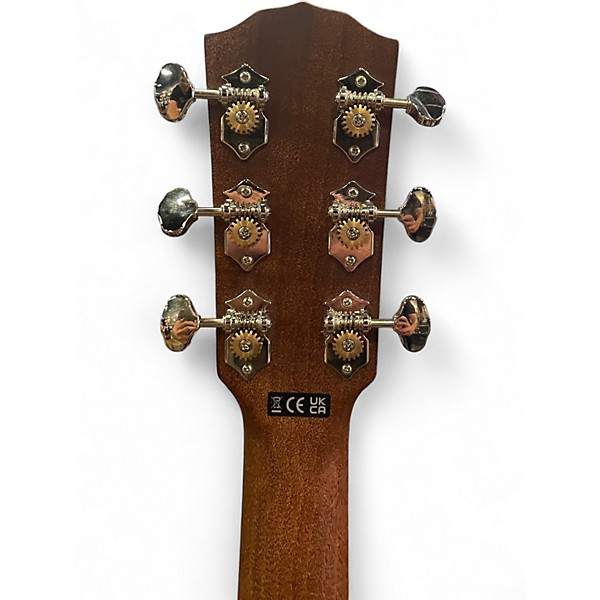 Used Fender PD220E 2 Tone Sunburst Acoustic Electric Guitar