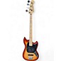 Used 2021 Fender Mustang Bass PJ Sunburst Electric Bass Guitar thumbnail
