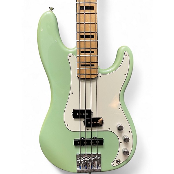 Used Fender GC FSR DELUXE PRECISION BASS Seafoam Green Electric Bass Guitar