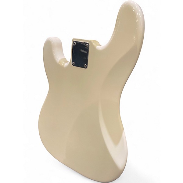 Used Fender FSR Deluxe Special Precision Bass Olympic White Electric Bass Guitar
