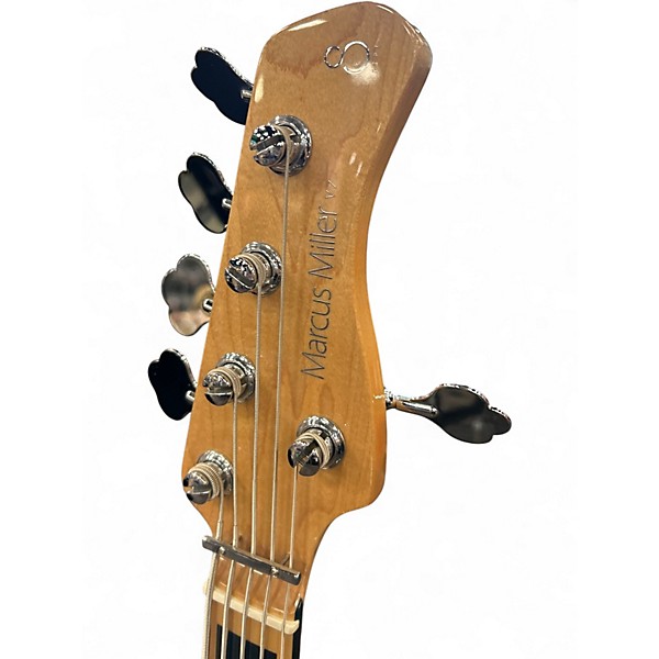 Used Sire Marcus Miller V7 Alder 5 String Black Electric Bass Guitar