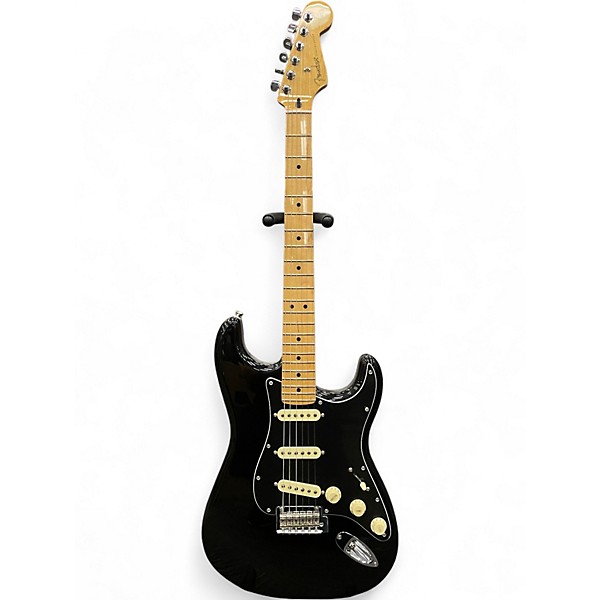 Used 2021 Fender Player Stratocaster Black Solid Body Electric Guitar